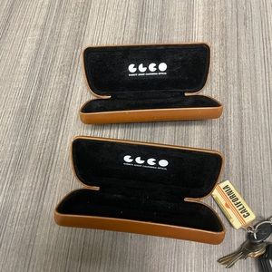 Two Garrett leight cases